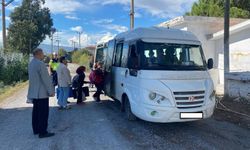 Jandarmadan Bozdoğan ve Koçarlı'da öğrenci servisi denetimi!