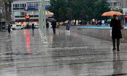 Aydın'da yağmur manzaraları