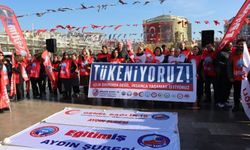 Aydın'da öğretmenler 'Tükeniyoruz' diyerek iş bıraktı!