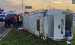 Aydın'da işçi servisi devrildi! Çok fazla yaralı var