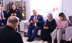 Vali Yakup Canbolat, şehit polis Yasin Koçyiğit’in ailesini ziyaret etti