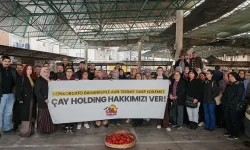 Aydın'daki sera işçilerinden Çay Holding'e tepki!