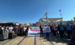 Aydın'da memurlar geçinemiyoruz diyerek meydanlara indi!