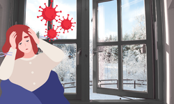 Kışın pencereleri kapatmak hasta yapıyor