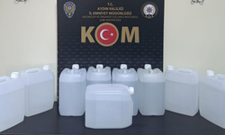 Efeler'de bir araçta yapılan aramada 45 litre etil alkol ele geçirildi!
