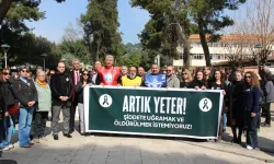 Aydın'daki eğitimciler Fatma öğretmen için bir araya geldi