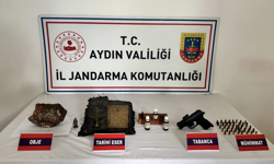Aydın'da Bizans ve Roma dönemlerine ait tarihi eserler ele geçirildi!