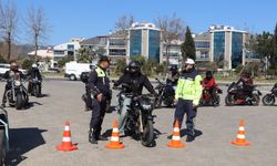Aydın’da motosiklet sürücülerine güvenli sürüş eğitimi verildi