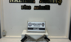 Nazilli'de silah teşhircilerine baskın!