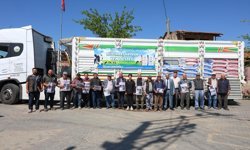 Başkan Çerçioğlu'ndan küçük üreticilere yem desteği