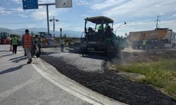 Aydın Büyükşehir Belediyesi yol yapım ve yenileme çalışmalarına devam ediyor