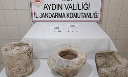 Bozdoğan’da  Roma dönemine ait eserler kaçak kazıda bulundu