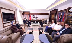 Aydın Gazeteciler Cemiyeti'nden Vali Dr. Osman Varol'a nezaket ziyareti