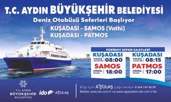 Aydın Büyükşehir Belediyesi’nin deniz otobüsü seferleri başladı