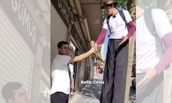 Tarihi surlarda dev siluet!