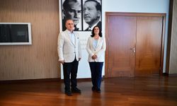 Başkan Çerçioğlu'na İncirliova Belediye Başkanı Aytekin Kaya'dan ziyaret