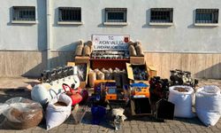 Köşk’te kaçak sigara imalathanesine baskın!