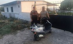 Bahçeden çalınan motosiklet JASAT çalışmasıyla bulundu