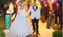 Aydın Şehir Hastanesi’nde çalışan genç çift dünya evine girdi