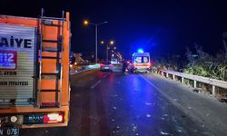 Motosikletten kaçarken kaza yaptı!