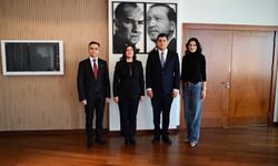 Başkan Çerçioğlu'na AYSO Yönetim Kurulu Başkanı Maraş ve Gözlüklü'den ziyaret