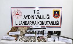 Karacasu’da tarihi eser operasyonu: 157 sikke ele geçirildi