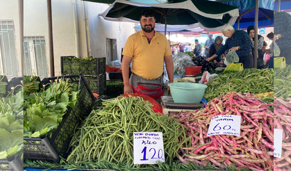 Salı Pazarı'nın yıldızı bu hafta börülce! Kilosu 120 lira..