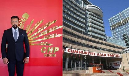 CHP Didim İlçe Gençlik Kolları Başkanı Ali Övet görevden alındı!