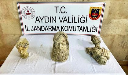 Roma dönemine ait eserleri 200 bin dolara satmak isterken yakalandılar
