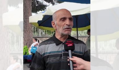 Açlıktan öleceğiz diyerek isyan eden pazarcı!