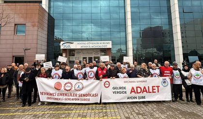 Aydın'da emekli maaşı zammına STK'lardan tepki!