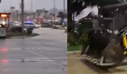 Kuşadası sağanak yağışın ardından sele teslim oldu!