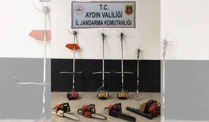 Bahçe ekipmanlarını çalan şüpheli yakalandı