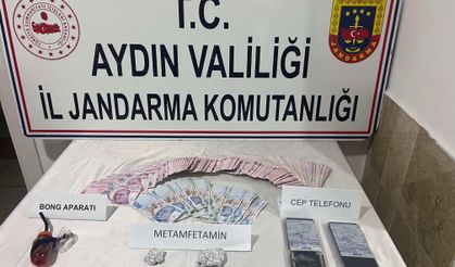 Nazilli’de şüpheliye suçüstü: Metamfetamin ele geçirildi
