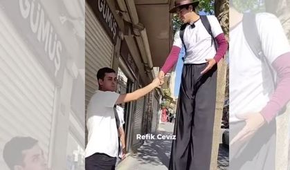 Tarihi surlarda dev siluet!