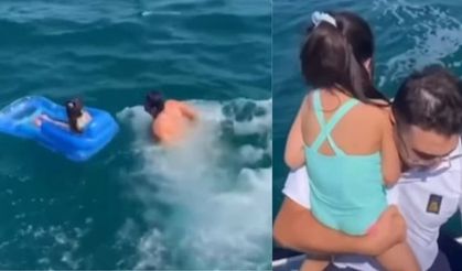 Didim'de bir çocuk, deniz yatağı ile kıyıdan açıklığa sürüklendi!