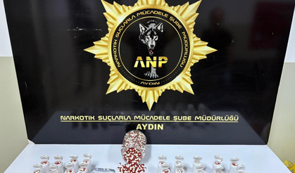 Efeler’de 2 bin 456 sentetik ecza ele geçirildi