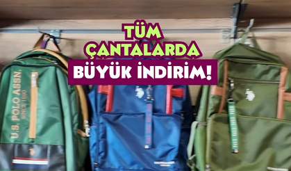 Barış Kırtasiye'de çantalarda indirim!