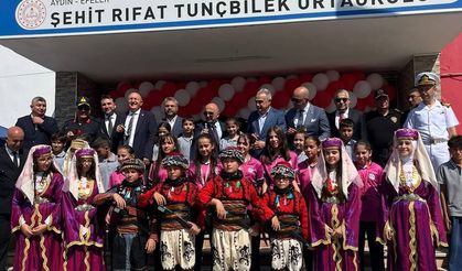 Aydın'da miniklerin ilk ders zili heyecanı!