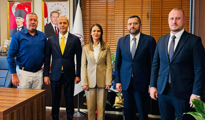 Öz Sağlık-İş’ten Başhekim Özbağçıvan’a hayırlı olsun ziyareti
