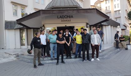 Ladonia Hotel Adakule çalışanları yeniden otel önünde!