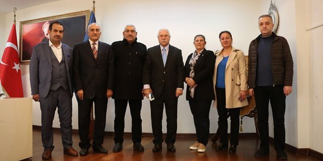Erzurumlulardan Başkan Çerçioğlu'na ziyaret