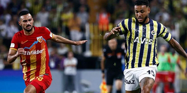 Kayserispor - Fenerbahçe maçına Fenerbahçe taraftarı alınmayacak