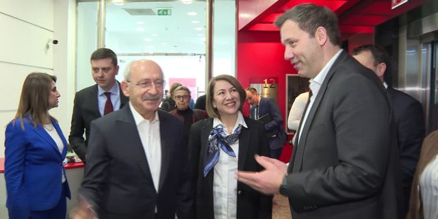 Kılıçdaroğlu SPD Eş Genel Başkanı Klingbeil ile bir araya geldi