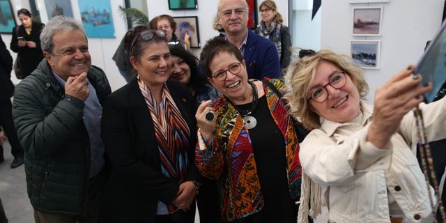 “Resmin Caz Halleri” sergisi açıldı