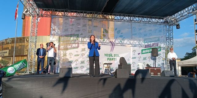 Pervin Buldan Aydın'dan seslendi: "Bir oy Kılıçdaroğlu'na bir oy Yeşil Sol Parti'ye"