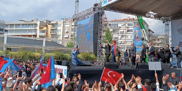 İYİ Parti Genel Başkanı Akşener: "Bir oy Kemal'e bir oy Meral'e"