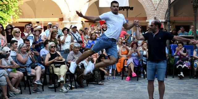 Giritliler Festivali'nden renkli görüntüler