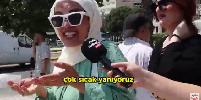 Aydın'da termometreler çatladı