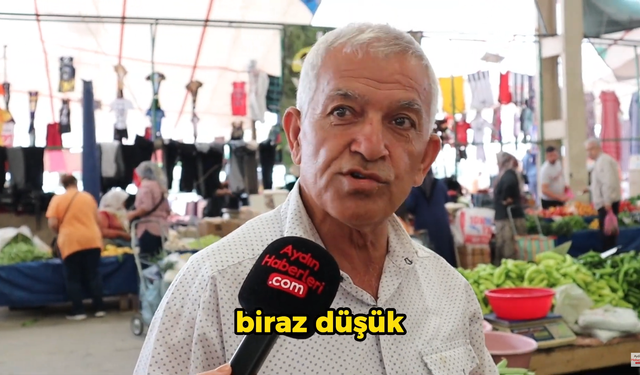 Aydınlı pazar esnafları fiyatları değerlendirdi (Sokak Röportajı)